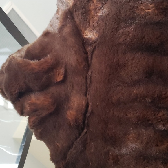 Fabulous Furs Donna Salyers faux mink coat EUC XL - Picture 7 of 10